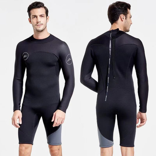 SBART 3MM Neoprene Diving Suit Long Sleeved Wetsuit