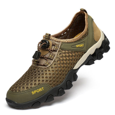 Men's Breathable Mesh Water Shoes With Non-Slip EVA Sole