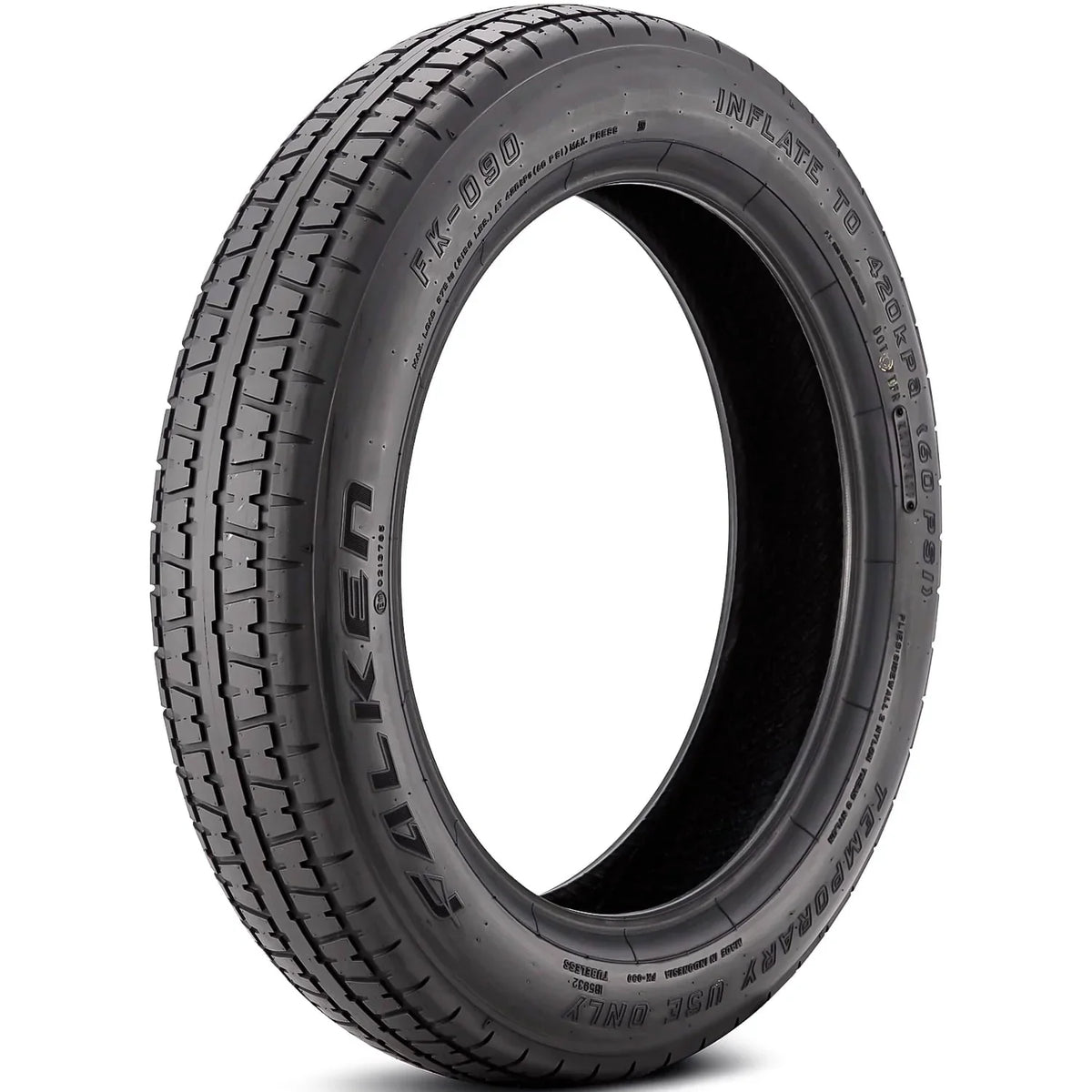 Falken FK-090 T125/70D17 98M Temporary Spare Tire �� Compact Emergency Replacement Tire