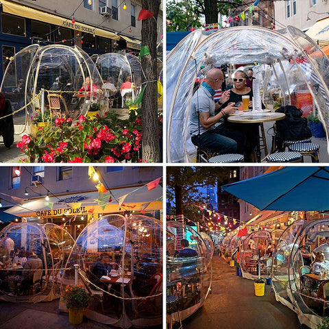 Bubble Tent Pop Up Gazebo, 8-10 Person Igloo Dome Garden Patio Canopy Shelter