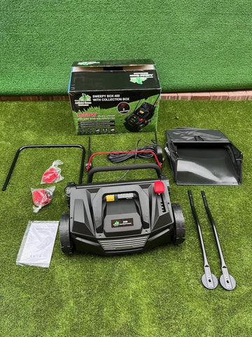 Artificial Turf Broom Yard Power Brush with Collection Box #Sweepy Box
