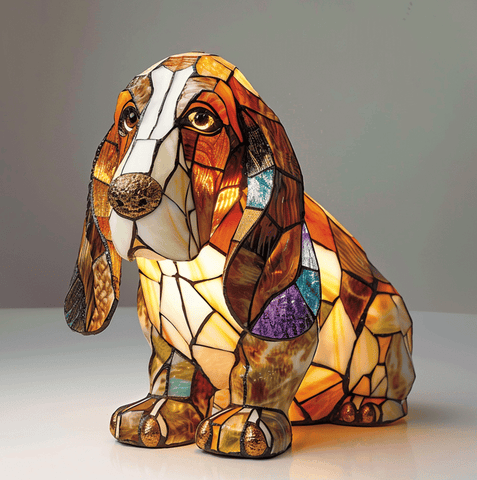 Border Collie Lamp