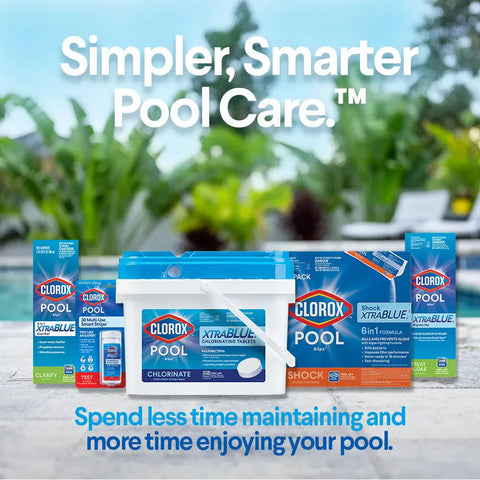 Clorox Pool&Spa XtraBlue 3�测�� Chlorinating Tablets for Swimming Pools, 25lb