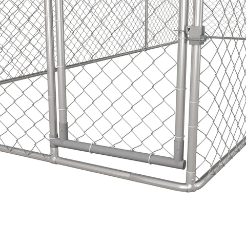 PawHut 19.7' x 7.5' x 7.5' Outdoor Dog Kennel W/ Waterproof Roof