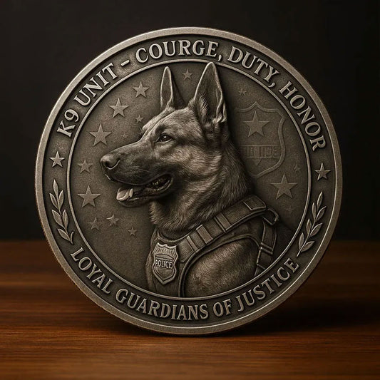 K9 Commemoration Coin: Honor the Heroes of the Force