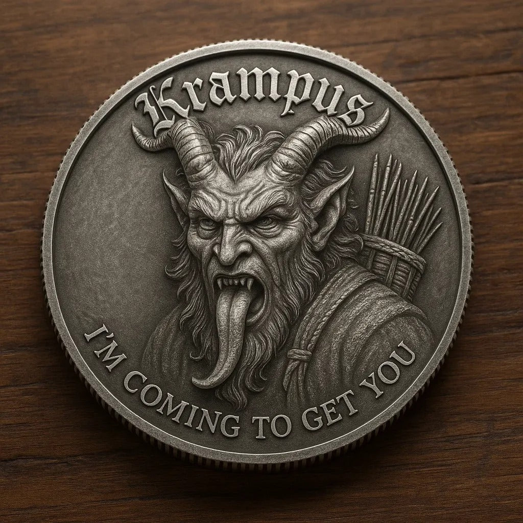Krampus Horror Challenge Coin