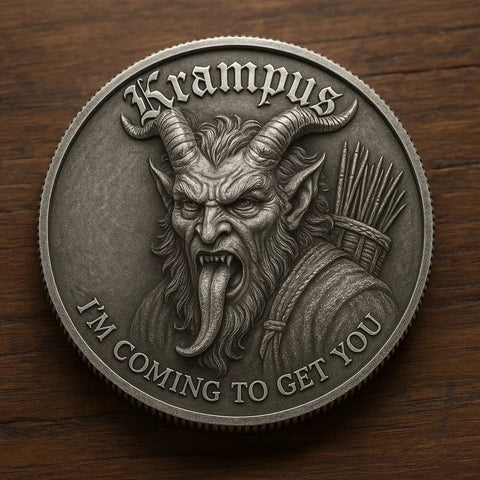 Krampus Horror Challenge Coin
