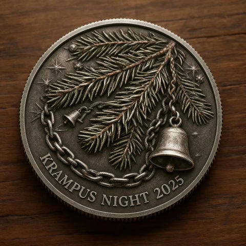 Krampus Horror Challenge Coin
