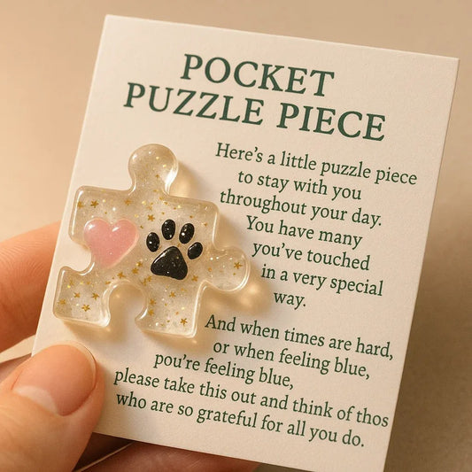 Puzzle Piece Pocket Hug