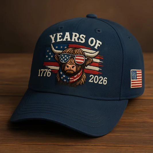 America's 250th Anniversary Highland Cow Hat