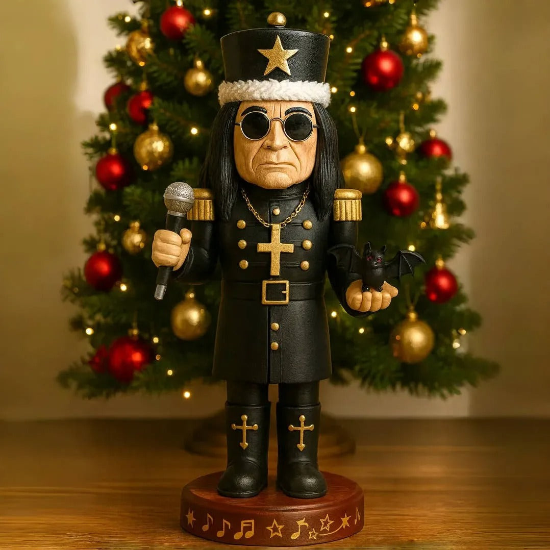 Ozzy Osbourne Christmas Nutcracker Figurine