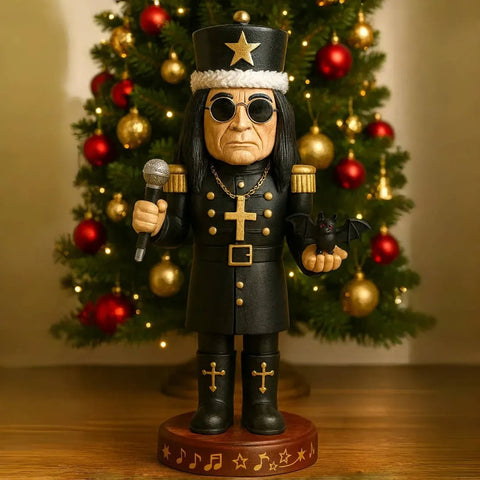 Ozzy Osbourne Christmas Nutcracker Figurine