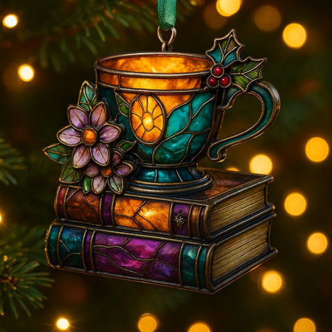 Book Lover’s Christmas Ornament