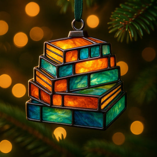 Book Lover’s Christmas Ornament