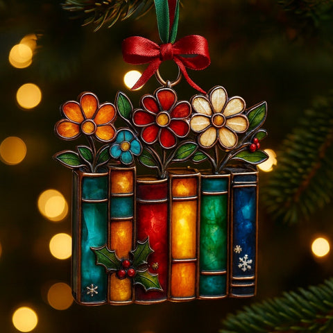 Book Lover’s Christmas Ornament