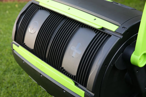65-Gallon Compost Tumbler And Cart Combo