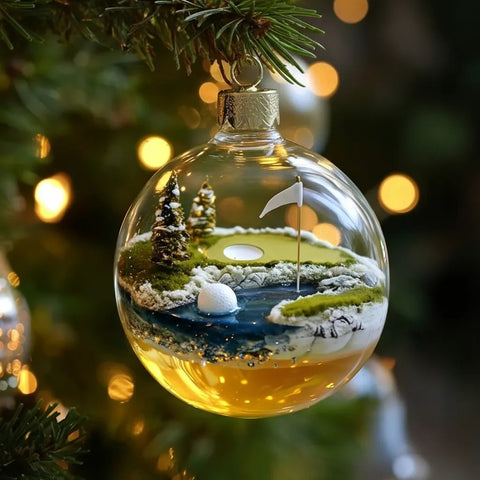 Sports Globe Christmas Ornaments