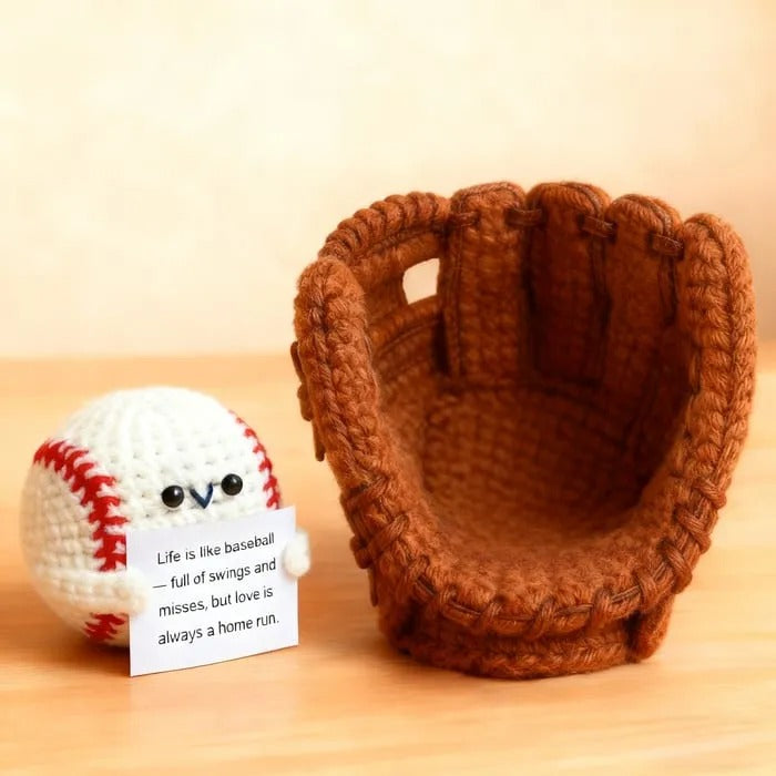 Crochet Baseball & Glove Ornament