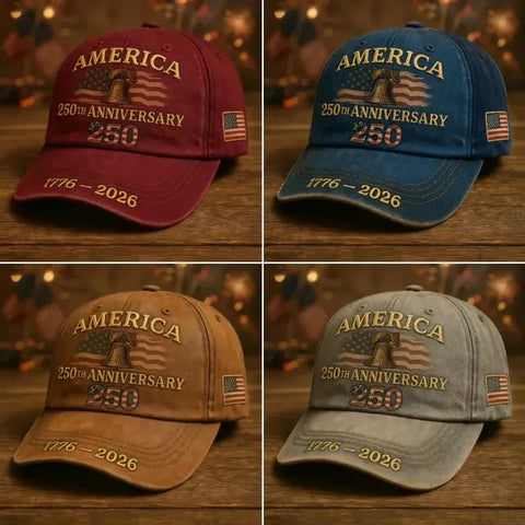 United States 250th Anniversary Red Cap