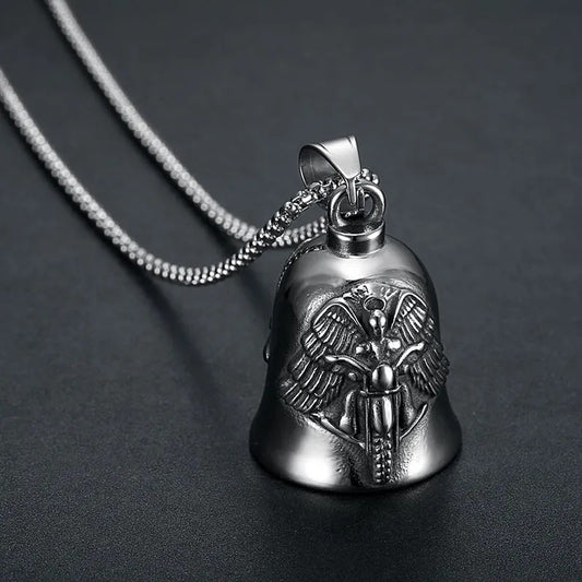 Motorcycle Guardian Bell Necklace