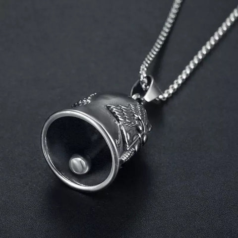 Motorcycle Guardian Bell Necklace