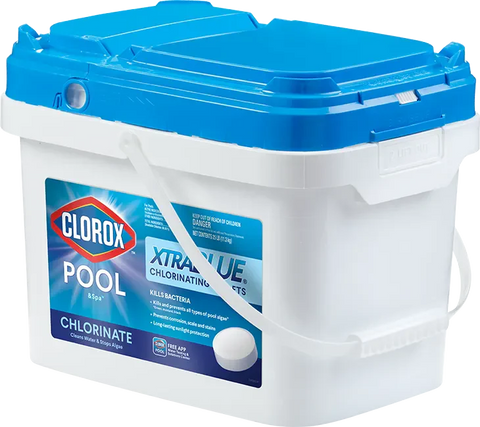Clorox Pool&Spa XtraBlue 3�测�� Chlorinating Tablets for Swimming Pools, 25lb