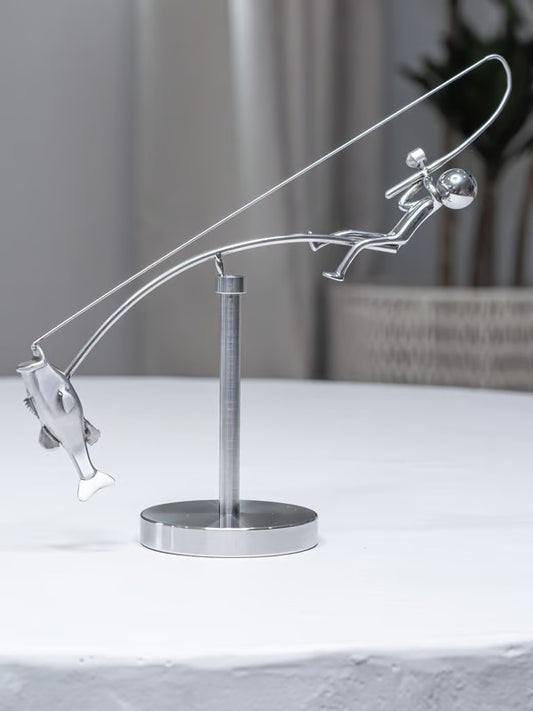 The Fisherman Balancing Sculpture