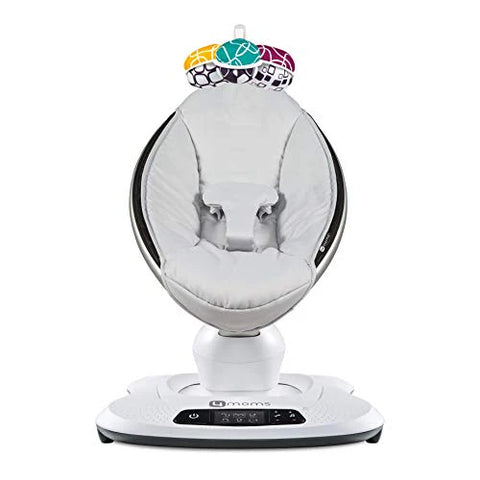 4moms庐 mamaRoo 4 Multi-MotionTM Baby Swing, Bluetooth Baby Rocker with 5 Unique Motions