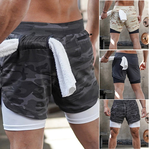Summer Breathable 2-in-1 Sports Pants