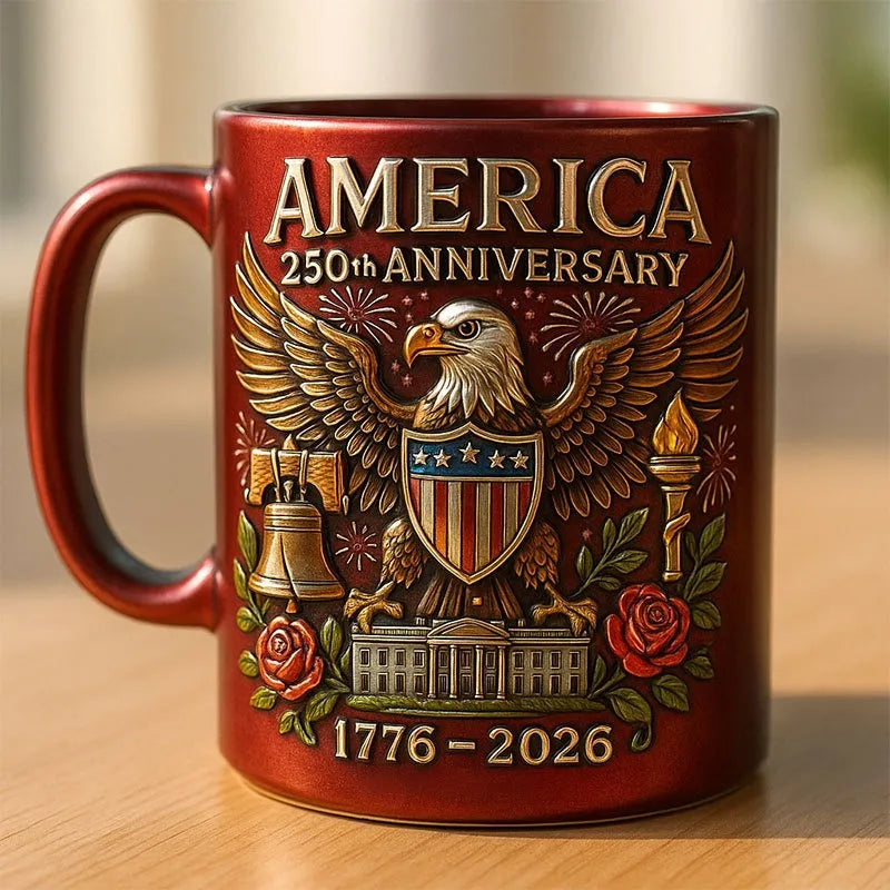 250th Anniversary of America Commemorative Mug – Honor the Past, Celebrate the Pride