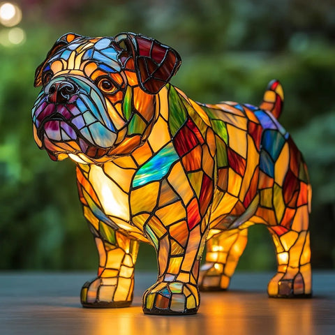 English Bulldog Lamp