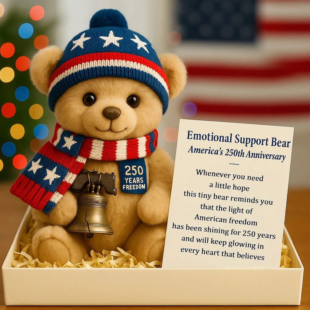 Emotional Support Bear – America’s 250th Anniversary Edition