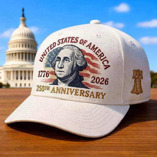 Patriotic US 250th Anniversary Cap