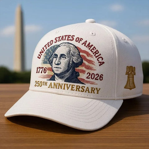 Patriotic US 250th Anniversary Cap
