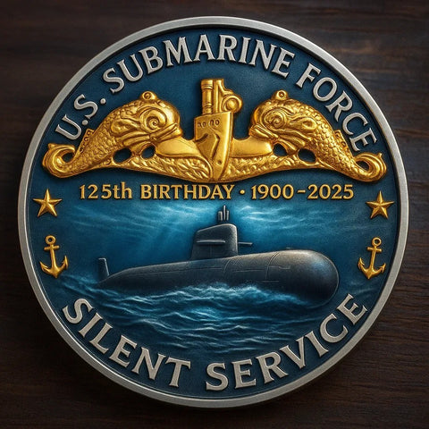 “U.S. Submarine Force 125th Anniversary” Commemorative Coin