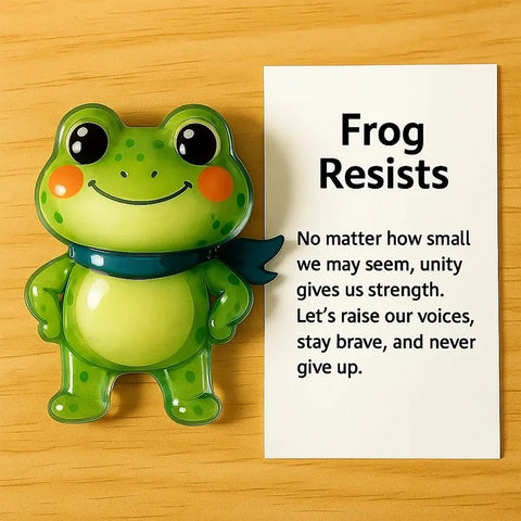 Frog Resists Pocket Hug