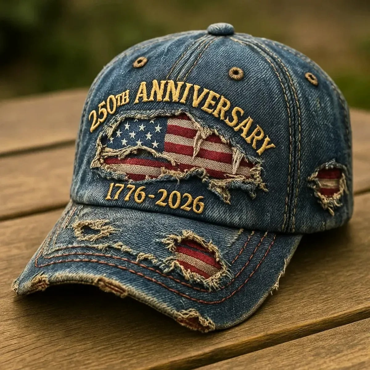 US 250th Anniversary Printed Casual Hat