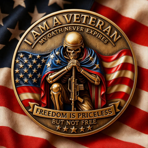 "I Am a Veteran" Military Commemorative Coin