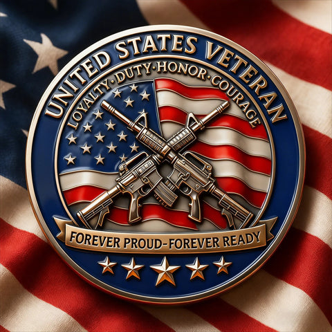 "I Am a Veteran" Military Commemorative Coin