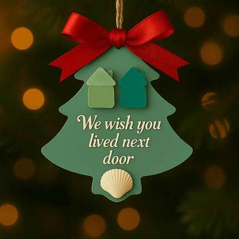 Sea Glass Christmas Tree Friendship Ornament