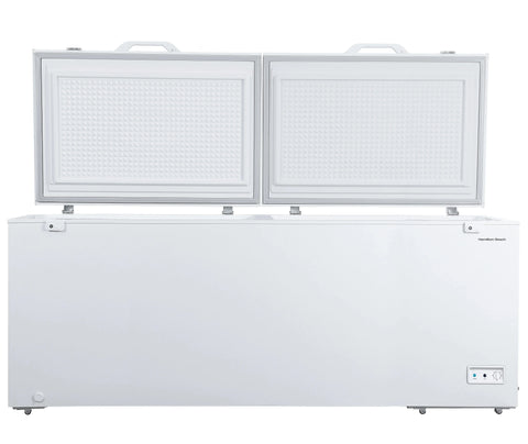 Hamilton Beach 21 Cu. ft. Chest Freezer, Double Doors, HZ9212, White