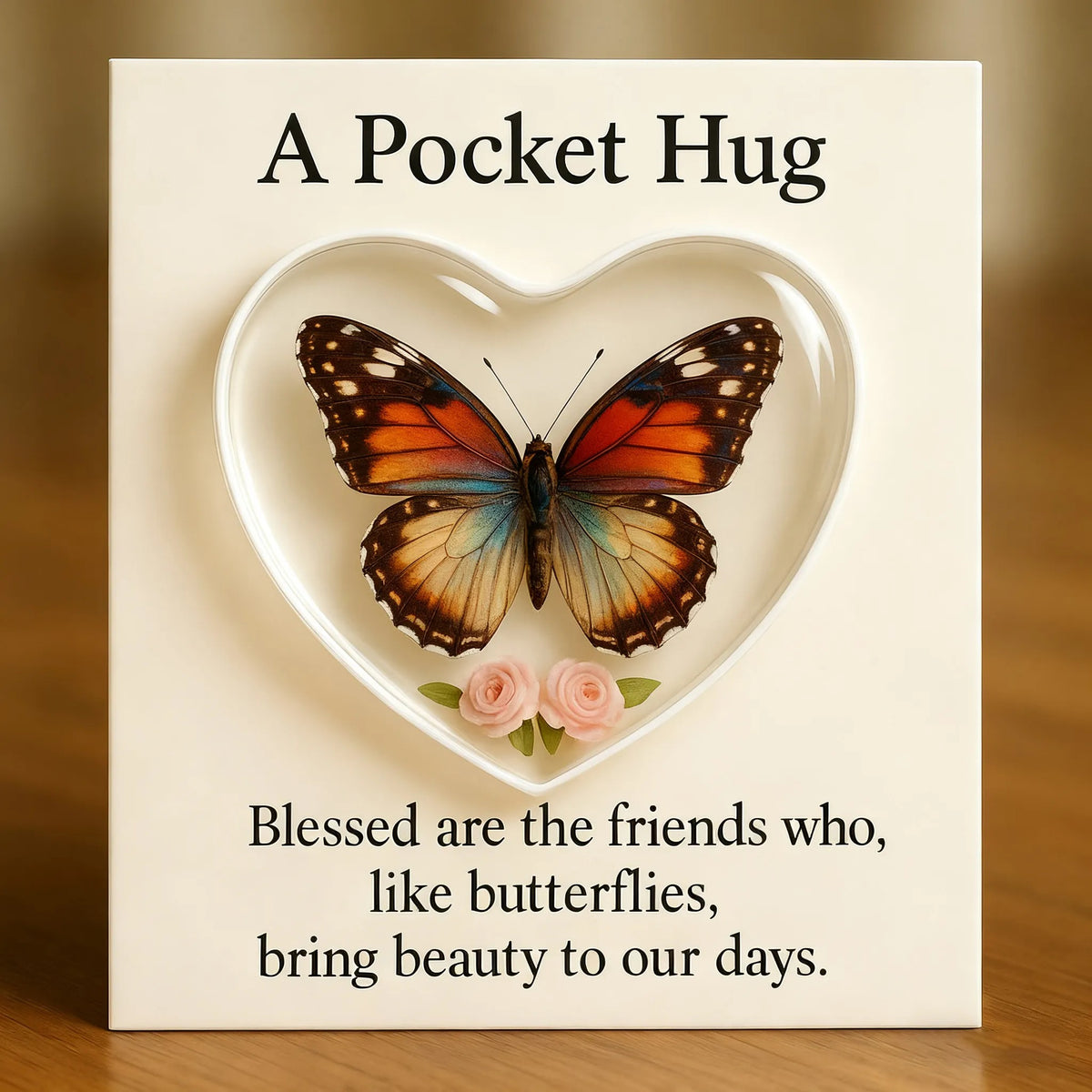 Butterfly Pocket Hug Card