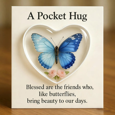 Butterfly Pocket Hug Card
