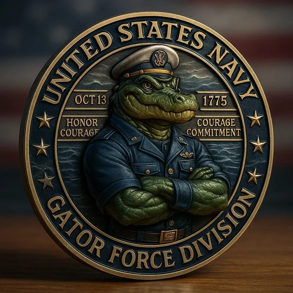 U.S. Navy “Gator Force Division” Commemorative Coin