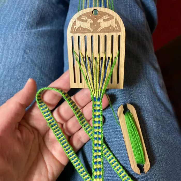 Rigid Heddle Backstrap Loom Kit for Bandweaving