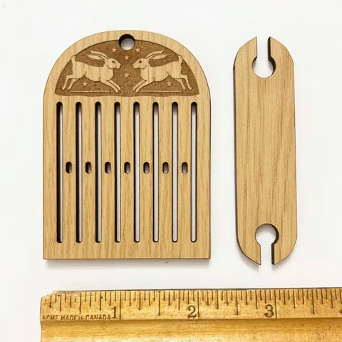 Rigid Heddle Backstrap Loom Kit for Bandweaving