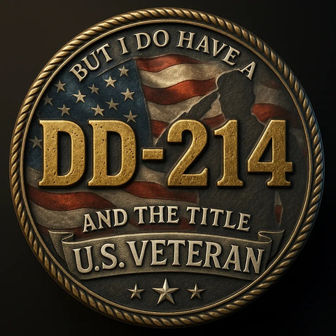 “DD-214 Veteran Pride” Commemorative Coin