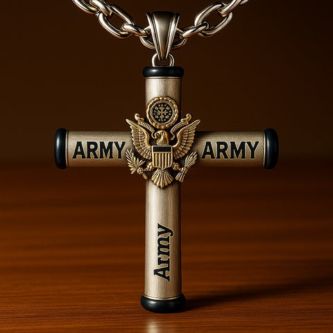 US Military Cross Necklace