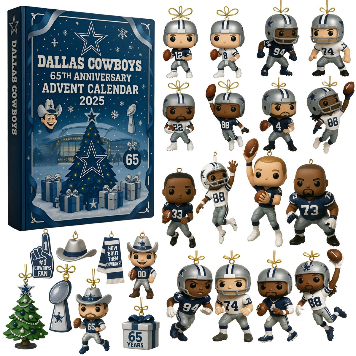 Dallas Cowboys 65th Anniversary Advent Calendar 2025