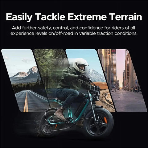 AKEZ Electric Bike for Adults - 1000W 28mph Moped Ebike with 48V 13A Removable Battery, Up to 94 Miles All Terrain Off Road E-Bike with 20*4.0" Fat Tire,Full Suspension,7-Speed UL Certified
